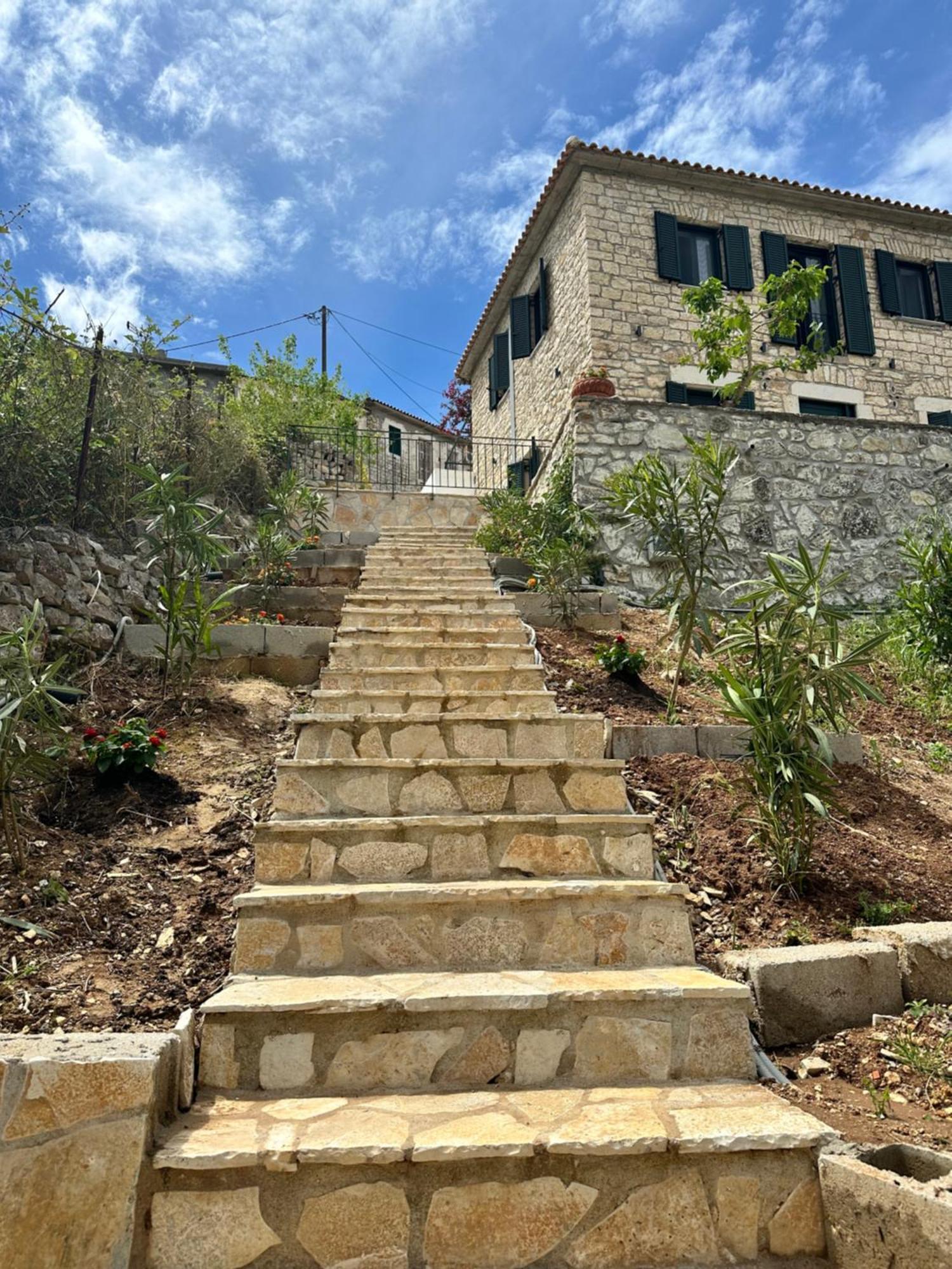 Villa Chrysavgi Stone House Katomerion Esterno foto